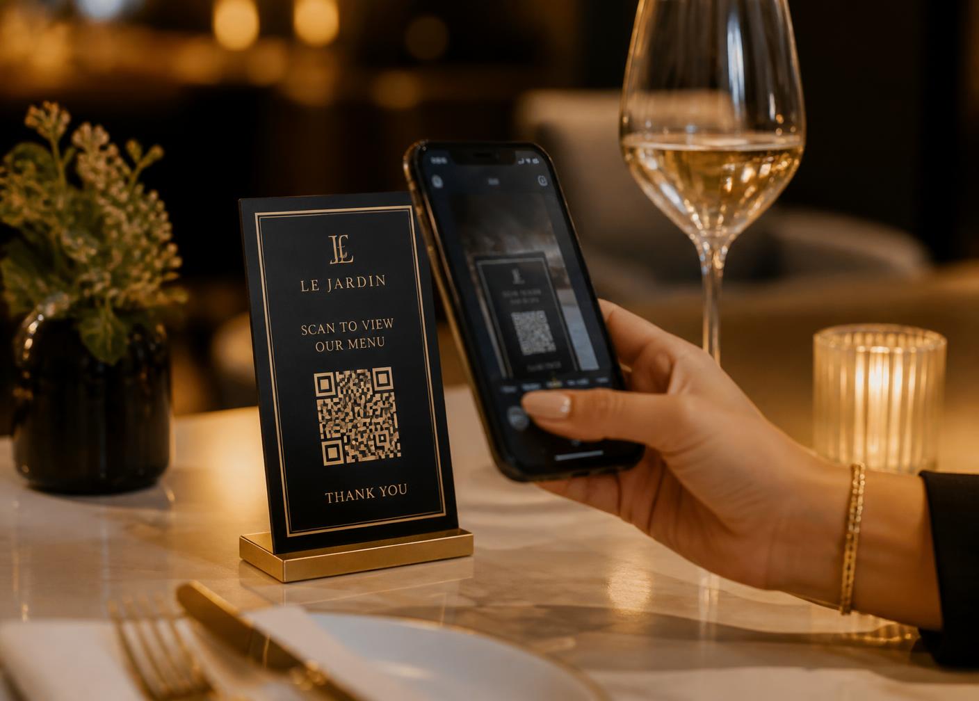 Scanne den QR-Code und beginne sofort mit deiner Bestellung.